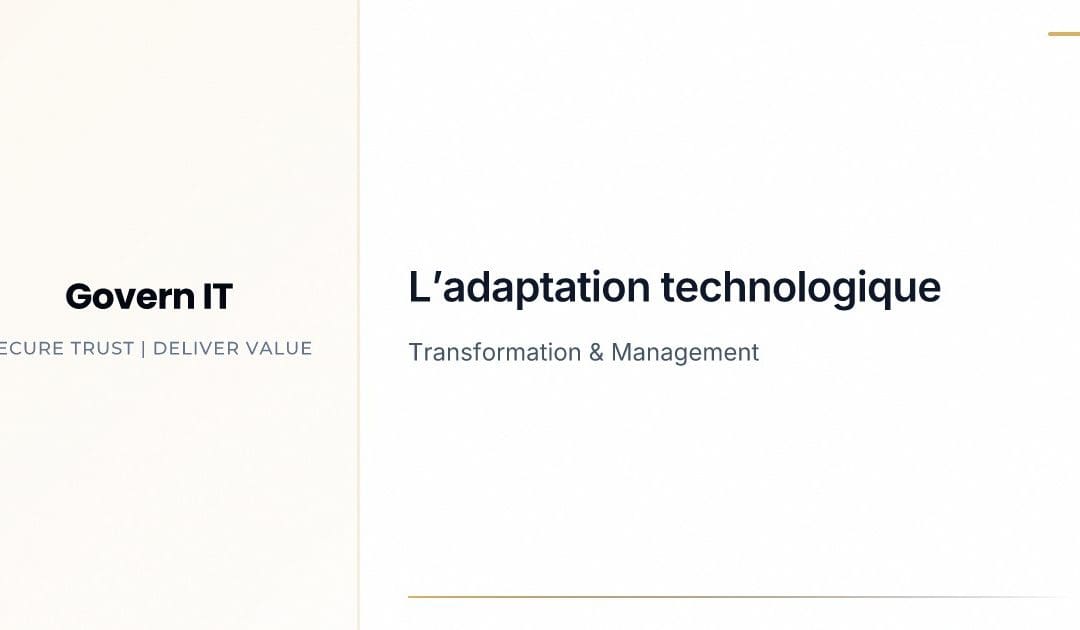 Clés stratégiques pour une adaptation technologique réussie